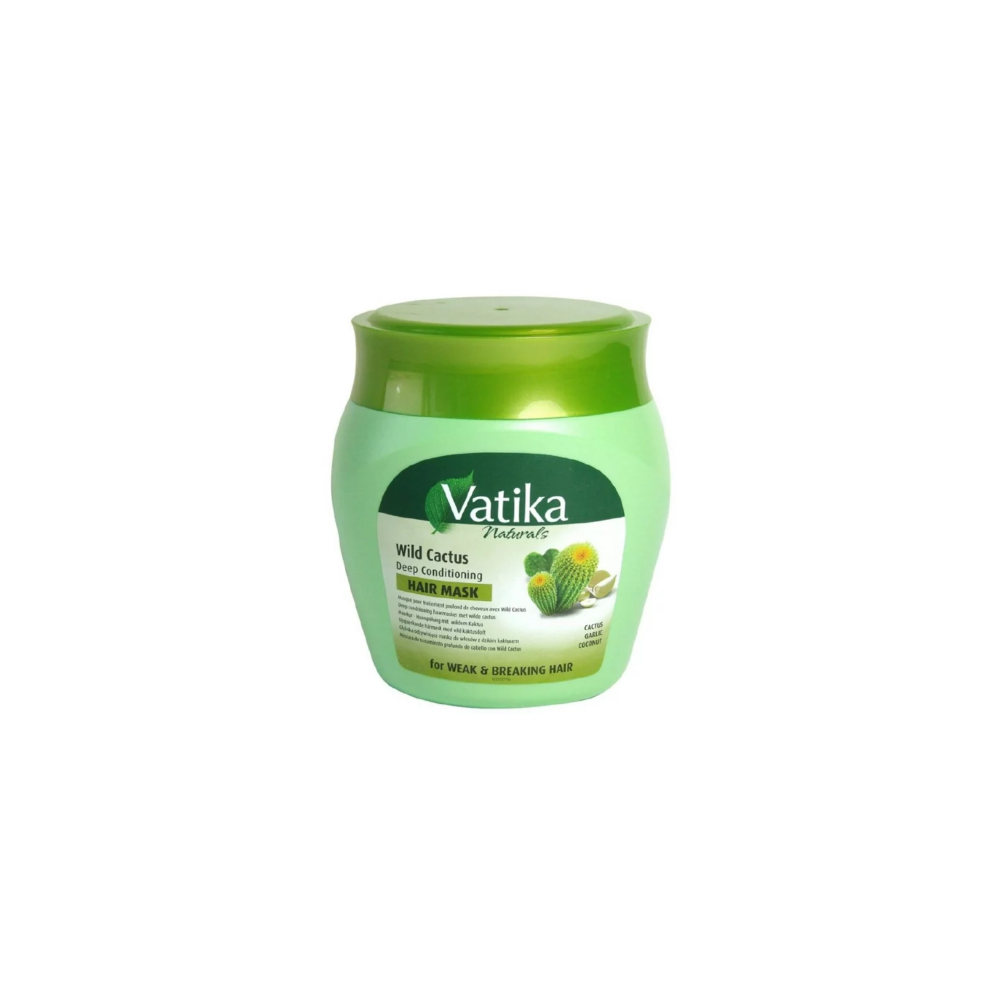 Masque Capillaire Ail Cactus Coco Special Perte de Cheveux - VATIKA - 500G