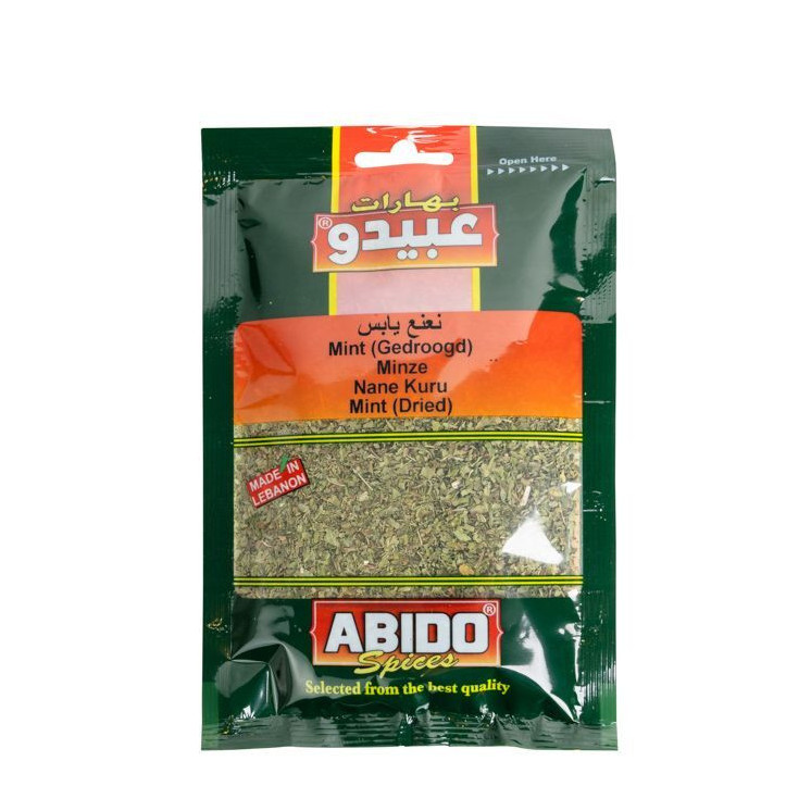 Menthe Verte Séchée - ABIDO - 30gr