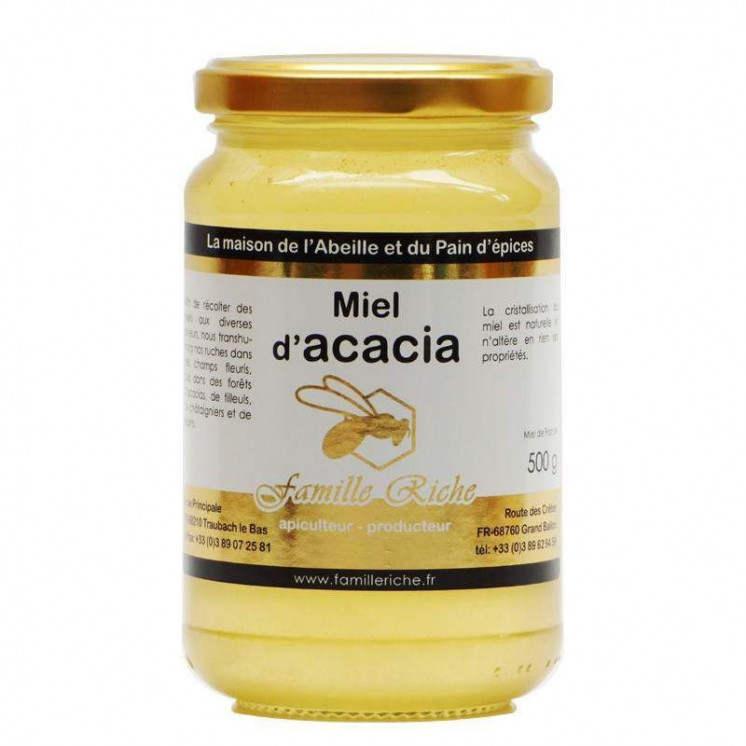 Miel d'Acacia - FAMILLE RICHE - 1kg