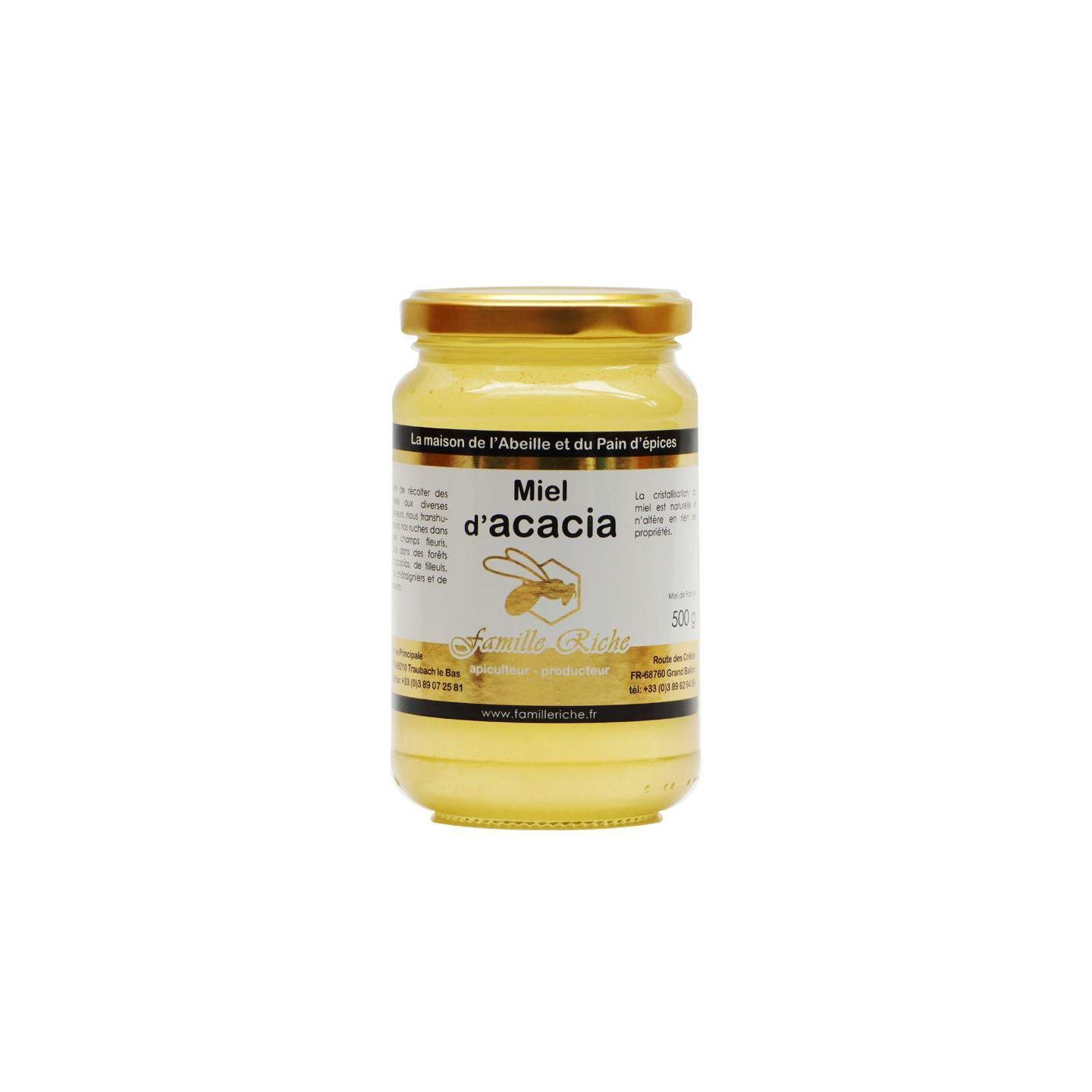 Miel d'Acacia - FAMILLE RICHE - 1kg