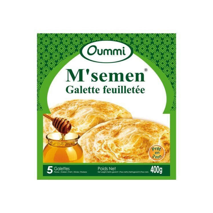 M'semen Galettes Feuilletées Surgelées - OUMMI - 5pc