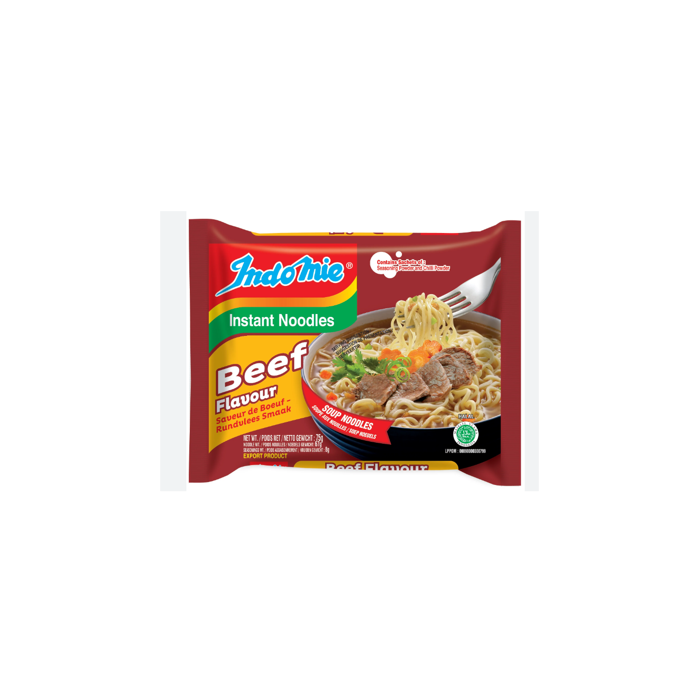 Nouilles Instantanées Saveur Boeuf - INDOMIE - 70gr