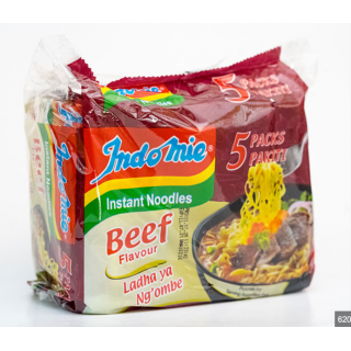 Nouilles Instantanées Saveur Boeuf - INDOMIE - 70gr x 5 pièces