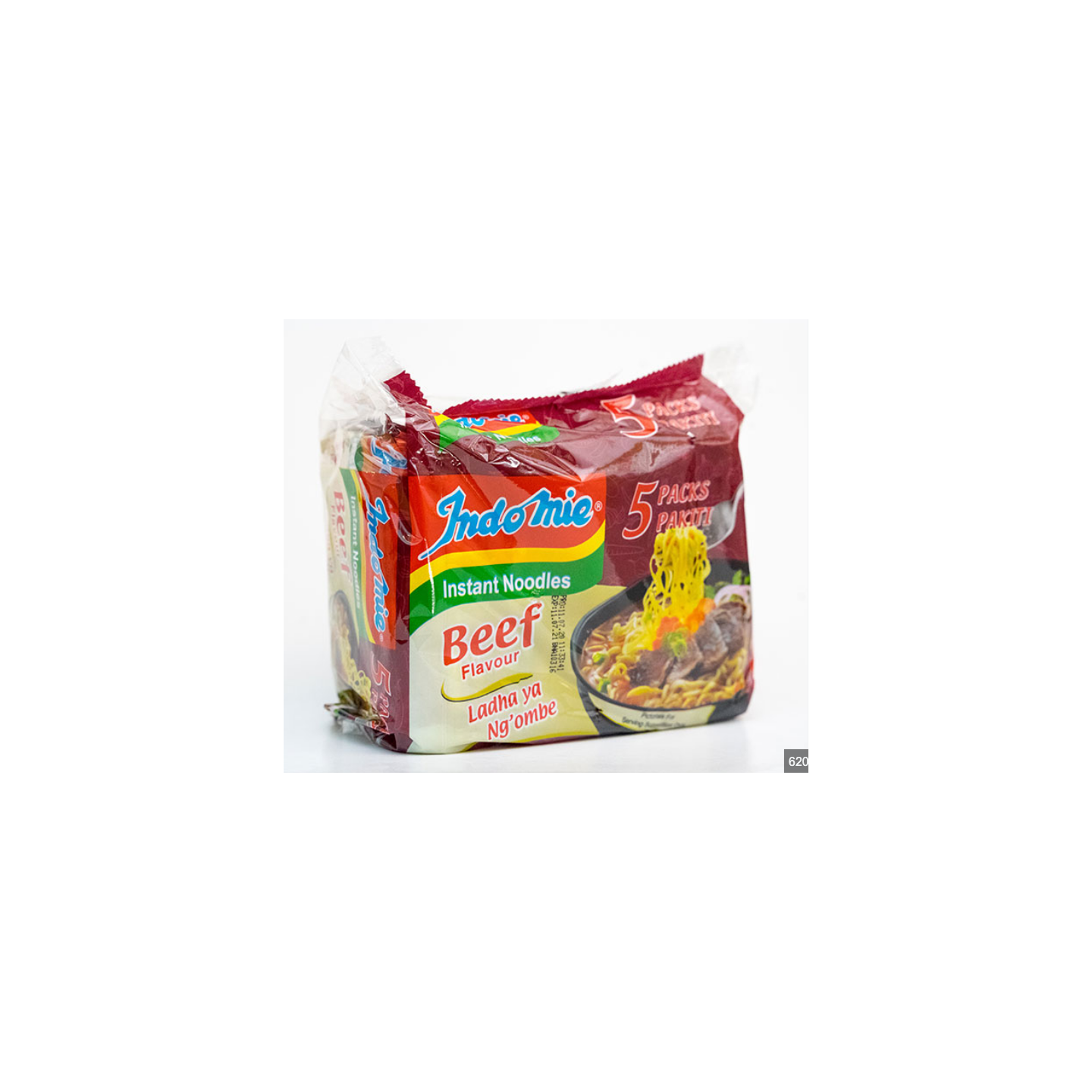 Nouilles Instantanées Saveur Boeuf - INDOMIE - 70gr x 5 pièces