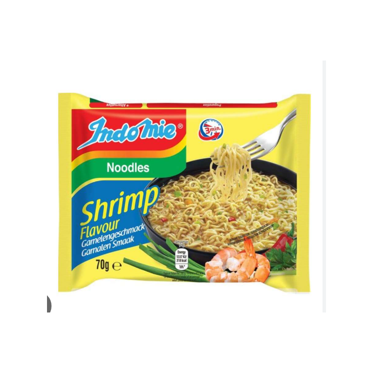 Nouilles Instantanées Saveur crevettes - INDOMIE - 70gr