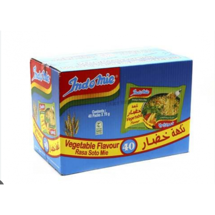 Nouilles Instantanées Saveur Lègumes - INDOMIE - 70gr x40