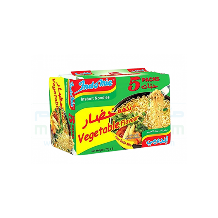 Nouilles Instantanées Saveur Lègumes - INDOMIE - 70gr x5