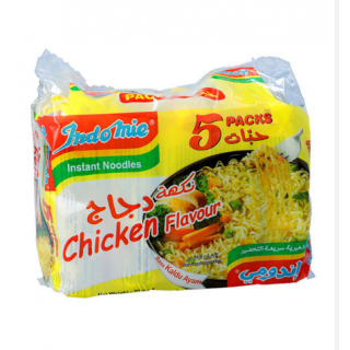 Nouilles Instantanées Saveur Poulet - INDOMIE - 70gr X 5 pièces