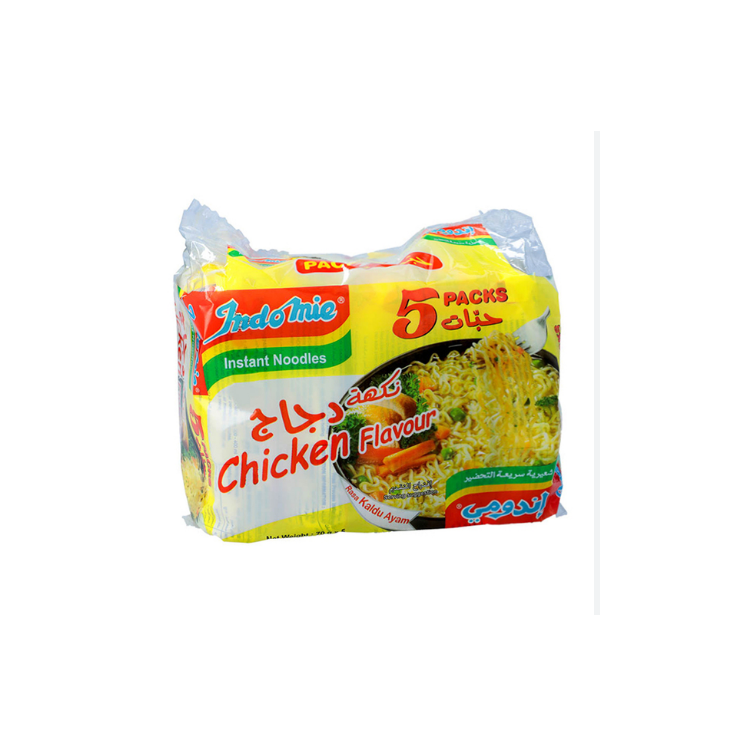 Nouilles Instantanées Saveur Poulet - INDOMIE - 70gr X 5 pièces