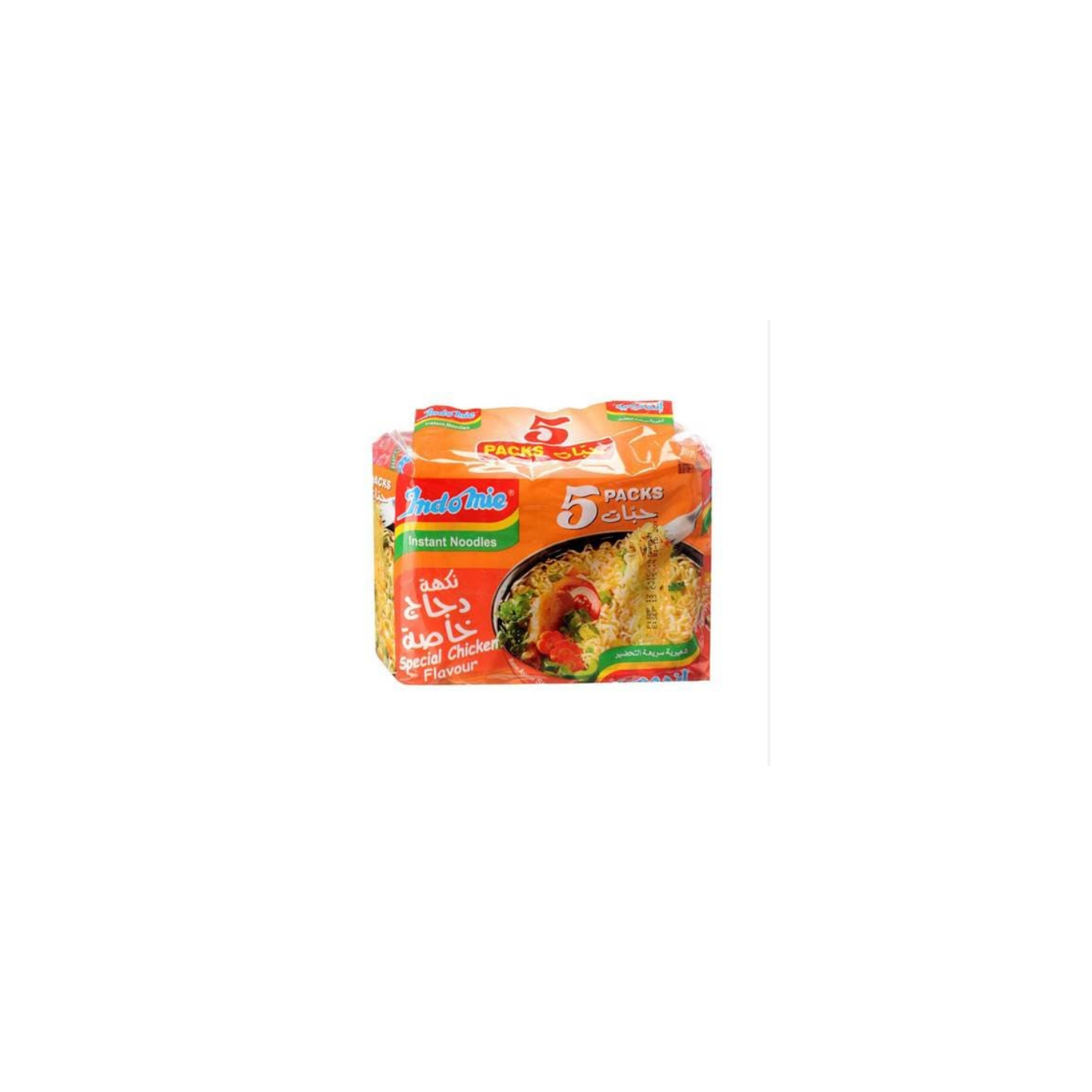 Nouilles Instantanées Saveur Poulet Spécial - INDOMIE - 70gr x 5 pièces