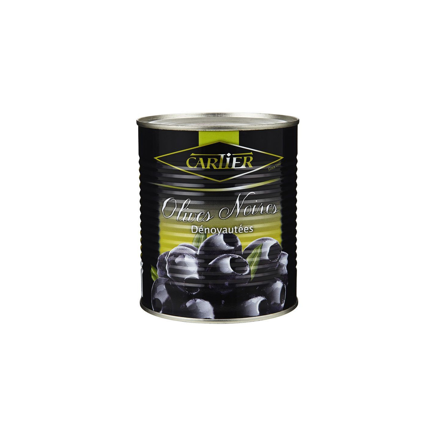 Olives Noires Dénoyautées - CARTIER - 850ml