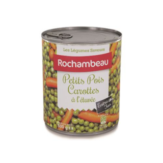 Petits Pois et Carottes- ROCHAMBEAU - 800gr