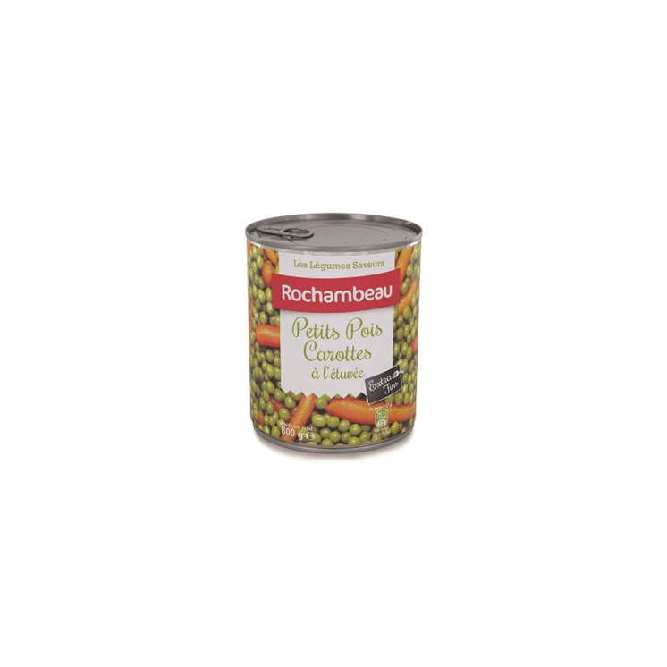 Petits Pois et Carottes- ROCHAMBEAU - 800gr