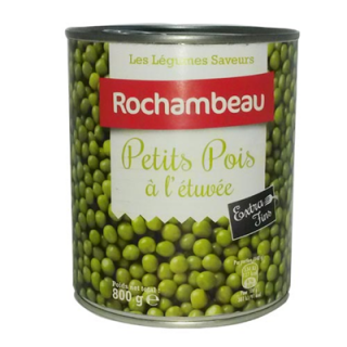 Petits Pois Verts - ROCHAMBEAU - 800gr