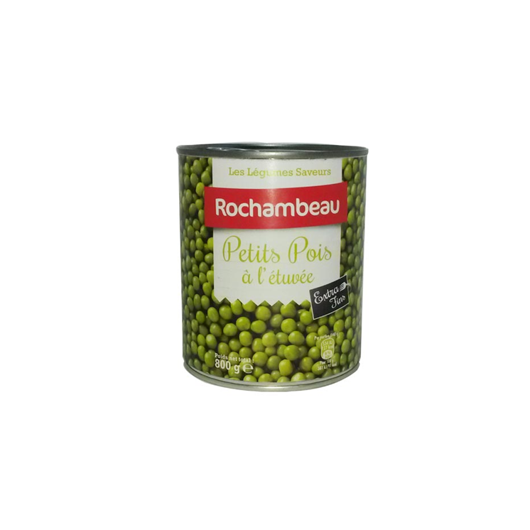 Petits Pois Verts - ROCHAMBEAU - 800gr