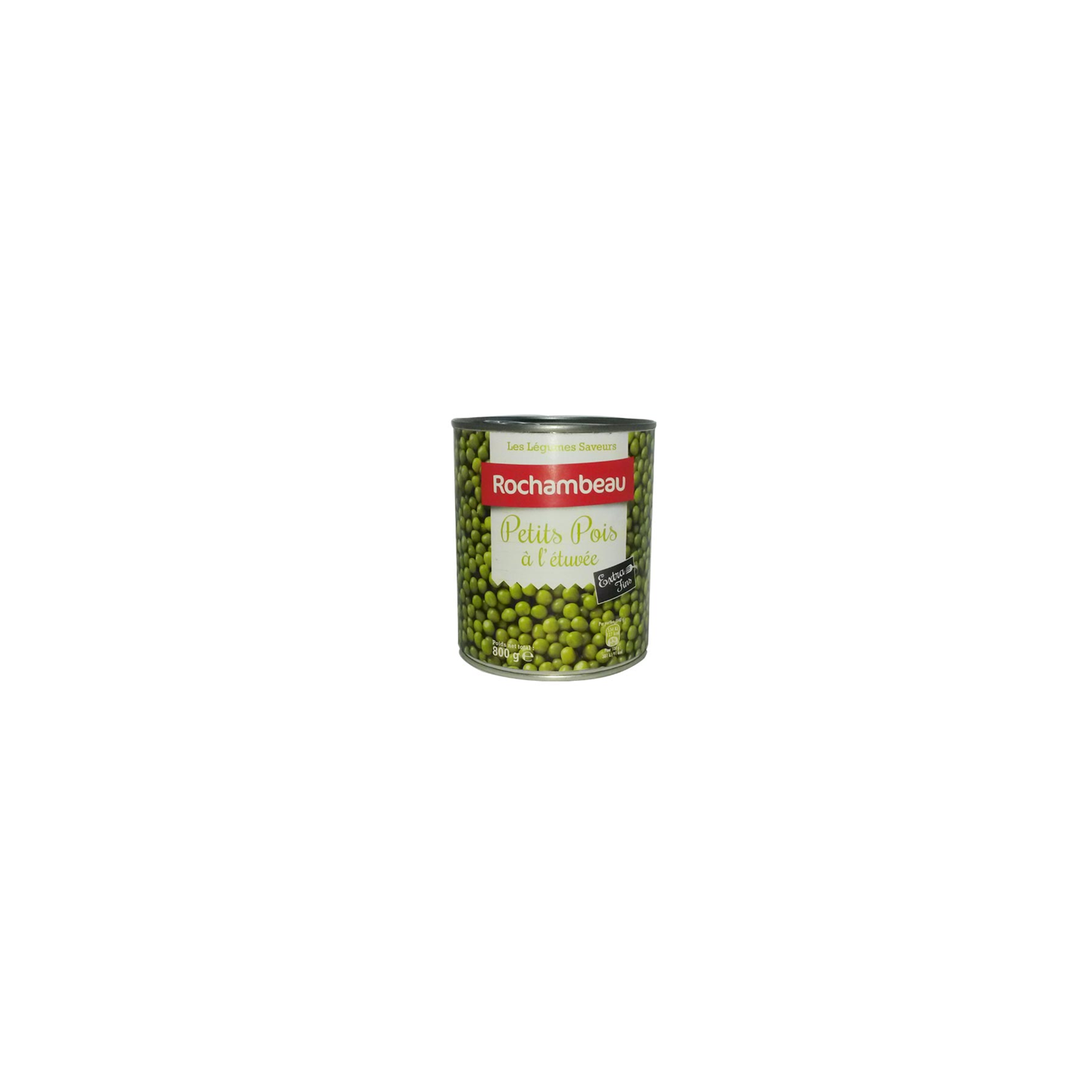 Petits Pois Verts - ROCHAMBEAU - 800gr