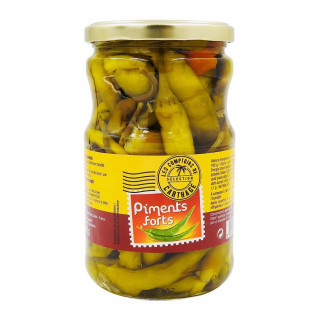 Piments Forts Marinés - LES COMPTOIRS DE CARTAGE - 620gr