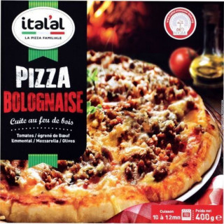 Pizza Bolognaise Surgelée - ITALAL - 400g