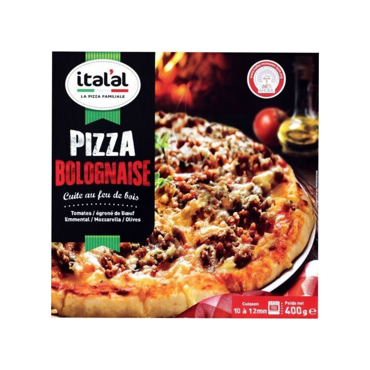 Pizza Bolognaise Surgelée - ITALAL - 400g