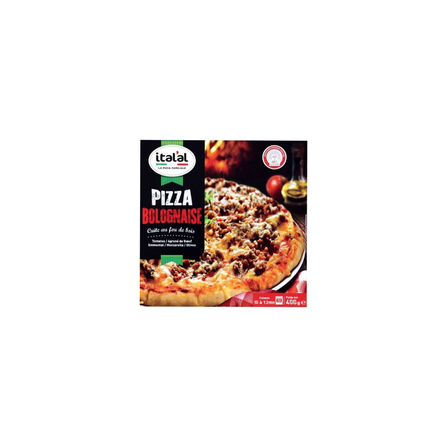 Pizza Bolognaise Surgelée - ITALAL - 400g