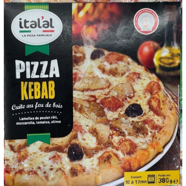 Pizza Kebab Surgelée - ITALAL - 380g