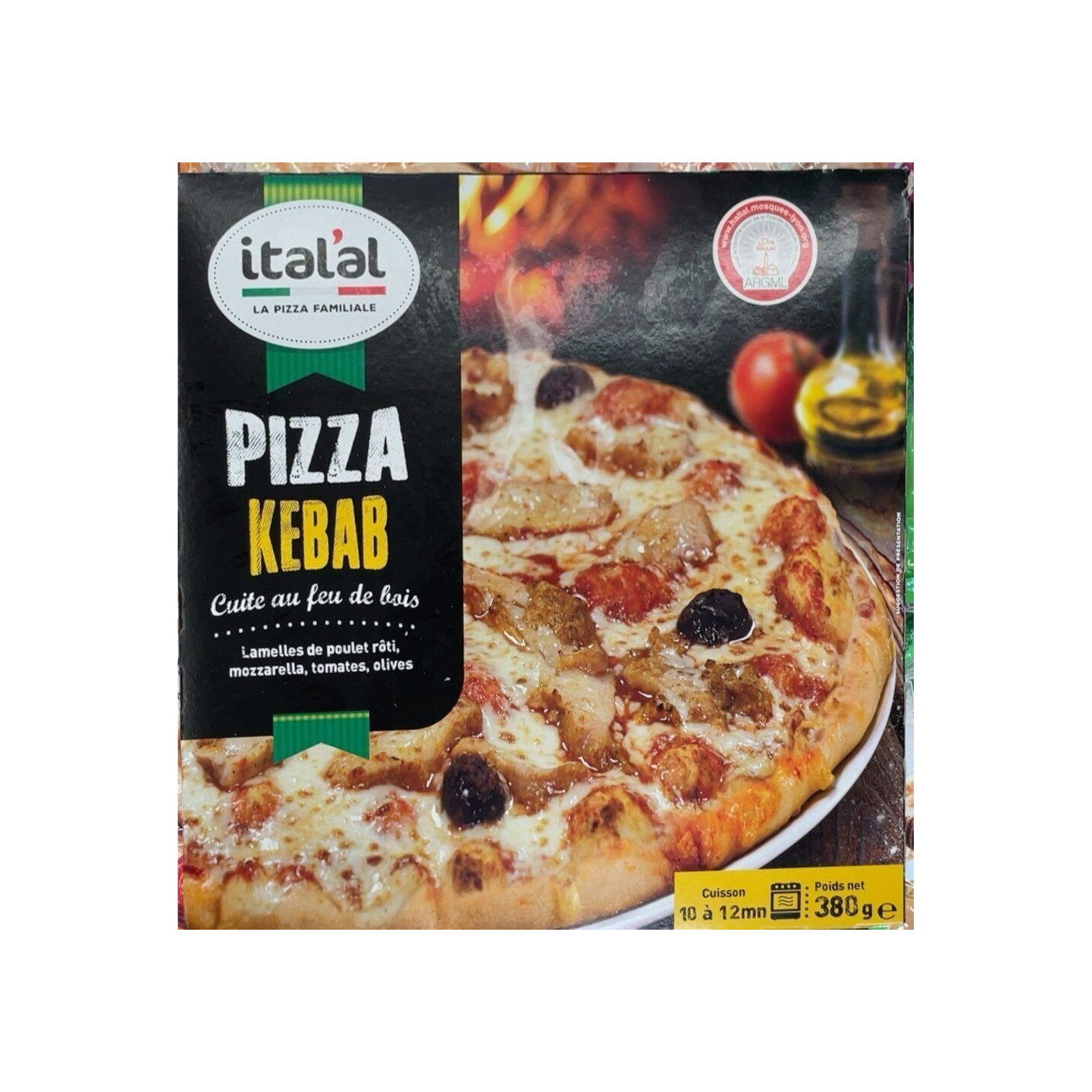 Pizza Kebab Surgelée - ITALAL - 380g