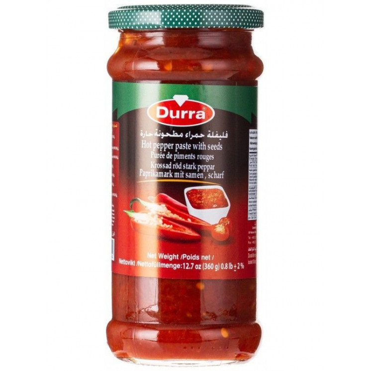 Poivre Pâte Piquante - DURRA - 375gr