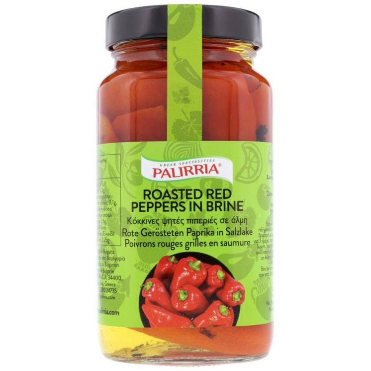 Poivrons Rouges Grillés en Saumure - PALIRIA - 680gr