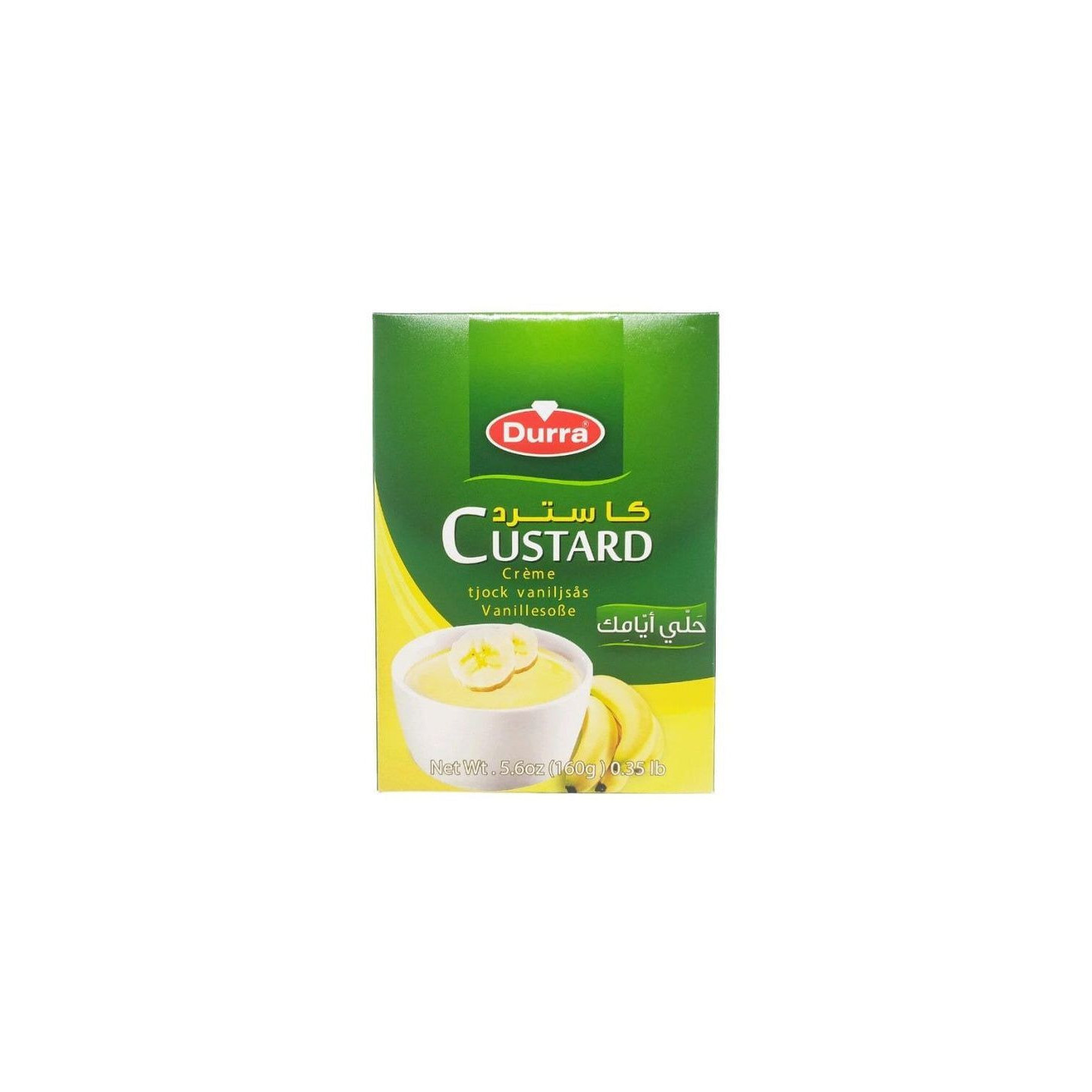 Préparation pour Crème Anglaise (Custard) à la Saveur de Banane - DURRA - 160gr