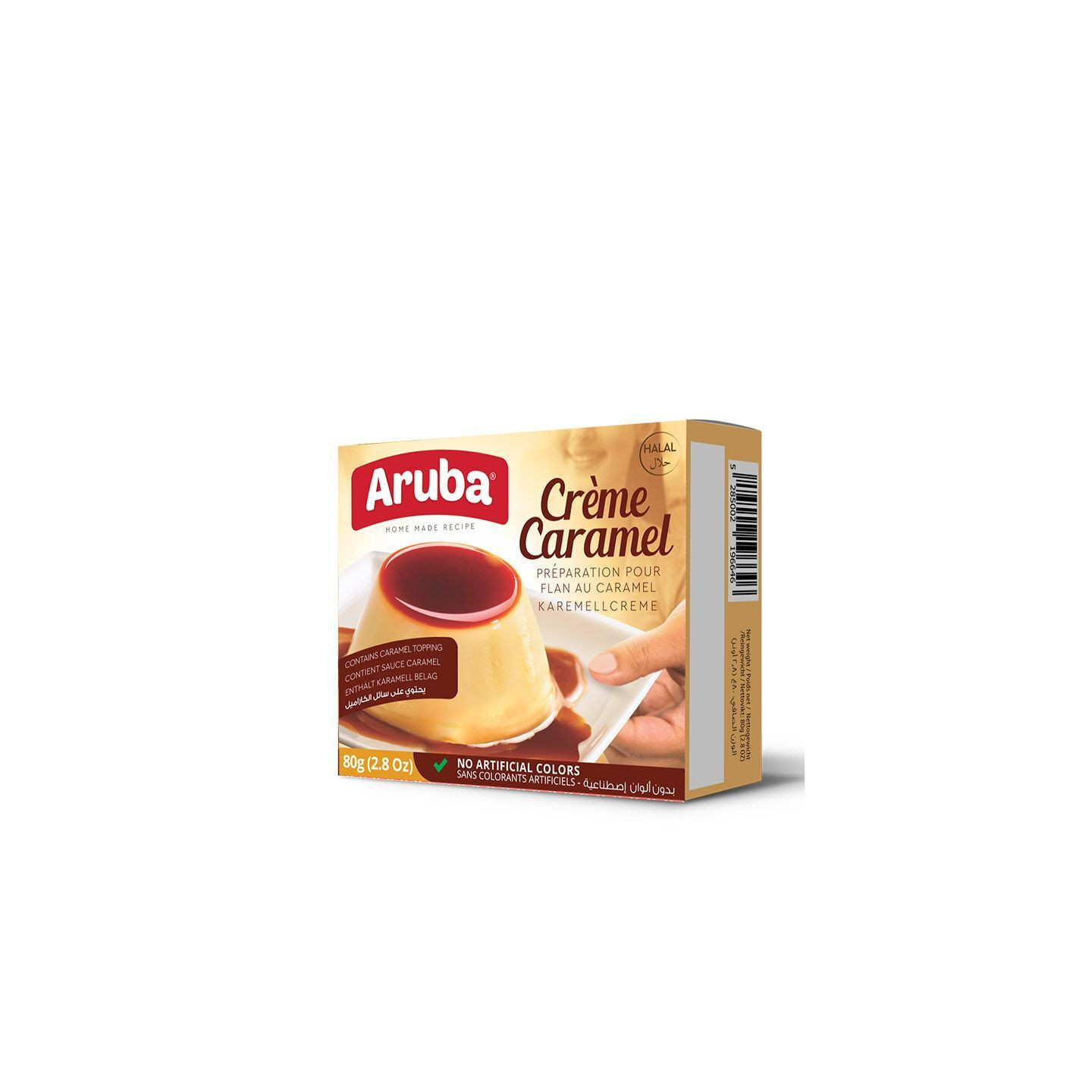 Préparation pour Crème Caramel (Flan) - ARUBA - 80gr