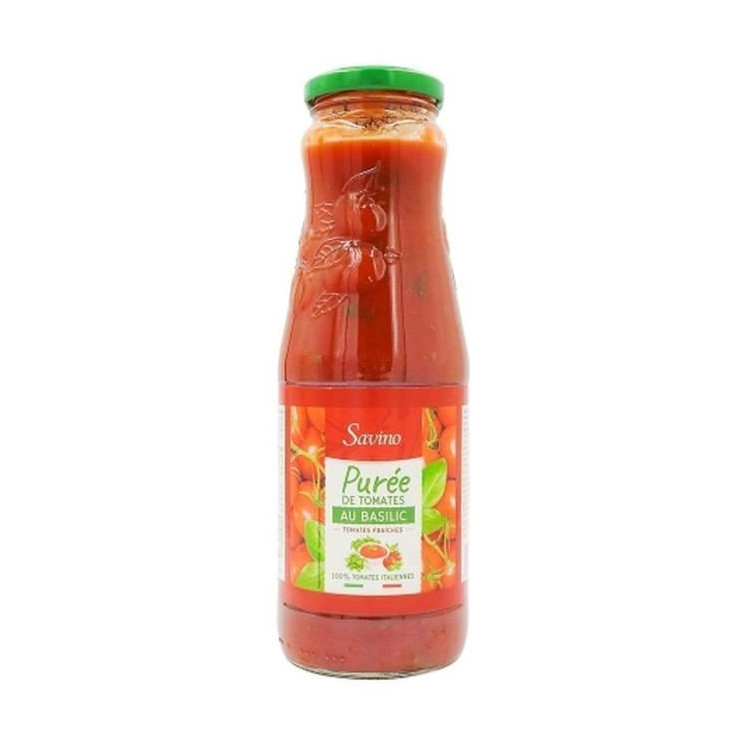 Purée de Tomates au Basilic - SAVINO - 690gr