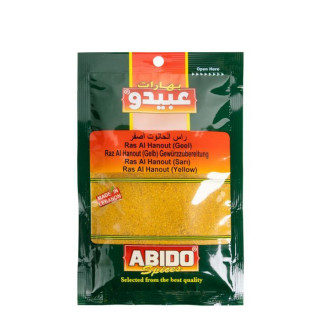 Ras Al Hanout Jaune - ABIDO - 50gr