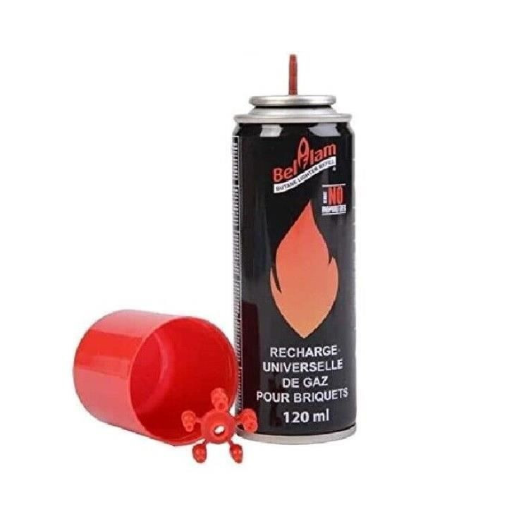 Recharge de Gaz Pour Briquets - BEL FLAM - 120ml