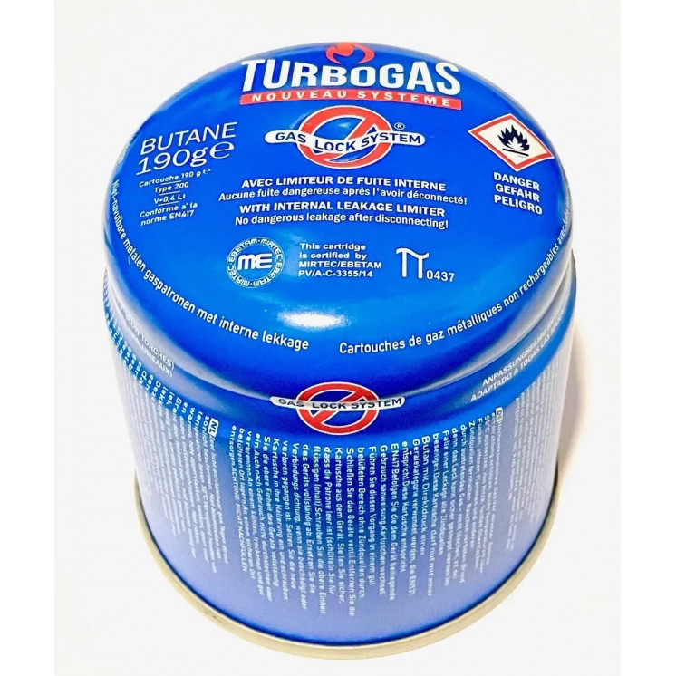 Recharge Gaz Butane - TURBOGAS - 190gr