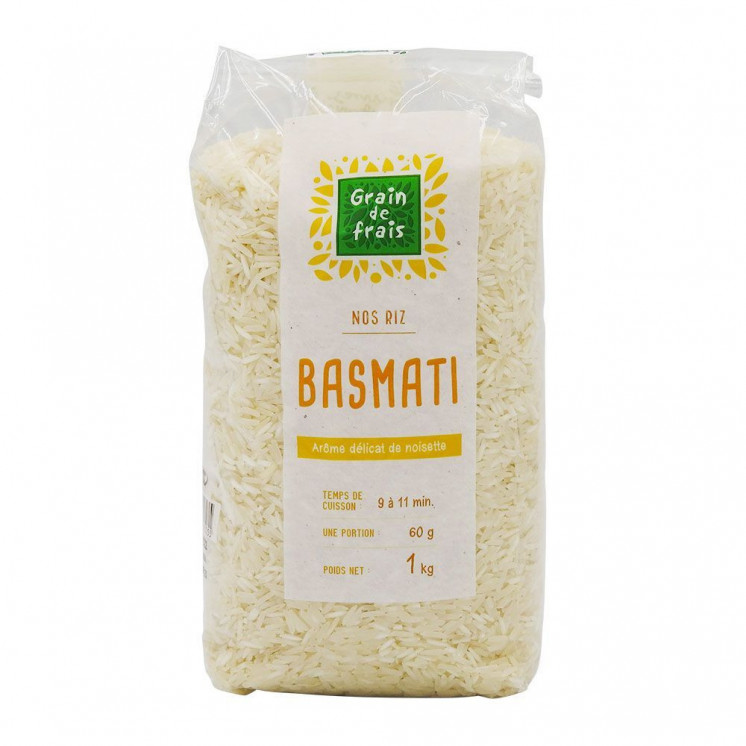 Riz Basmati - GRAIN DE FRAIS - 1kg