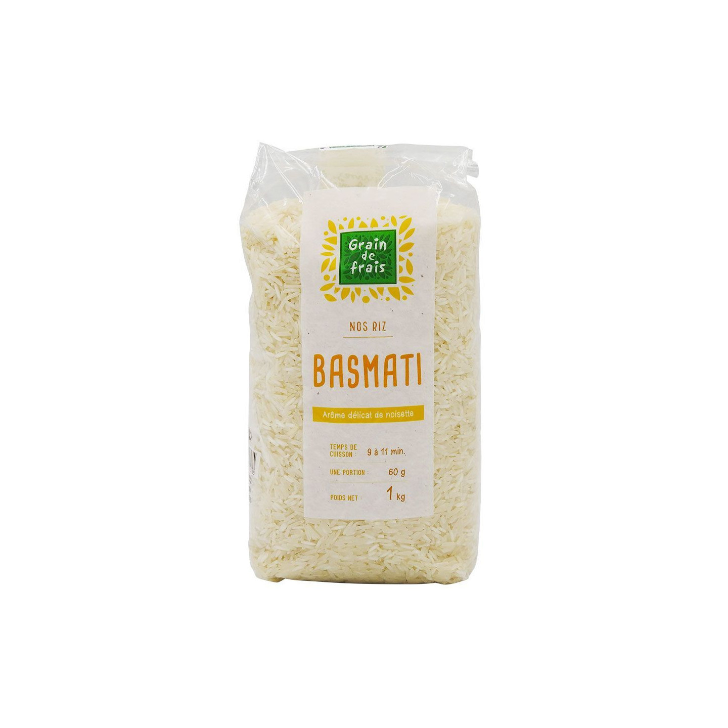 Riz Basmati - GRAIN DE FRAIS - 1kg