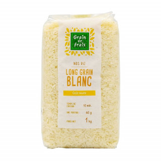 Riz Long Grain Blanc - GRAIN DE FRAIS - 1kg