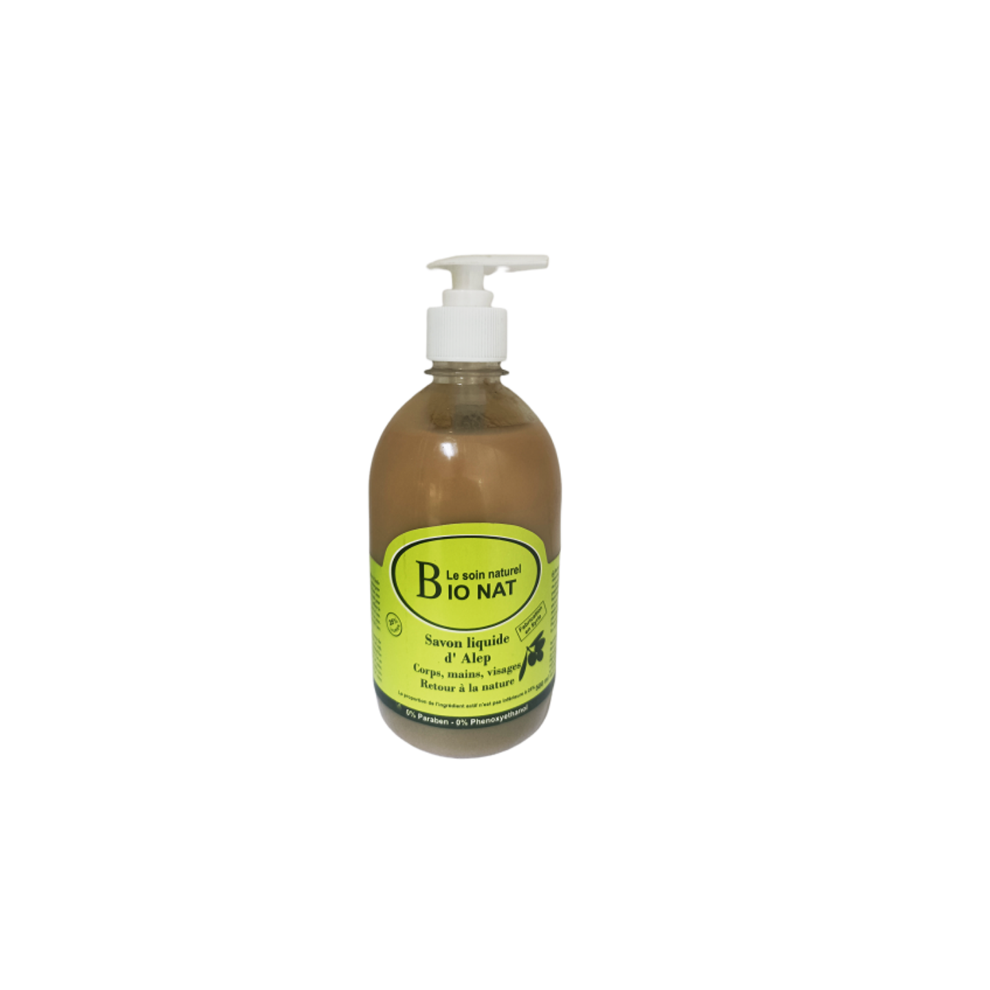 Savon Crémeux d'Alep Premium- BIO NAT- 500ml