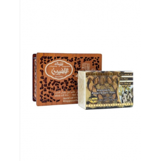 Savon d'Alep à l'Argile en Boite en bois - QUEEN PAFION - 150g