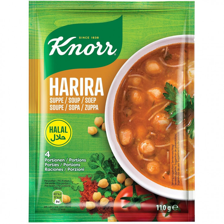 Soupe Instantanée Harira - KNORR - 110g