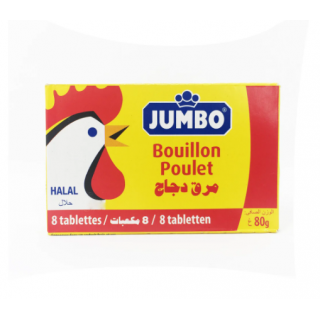 Tablettes Bouillon Poulet X 8 - JUMBO - 80g