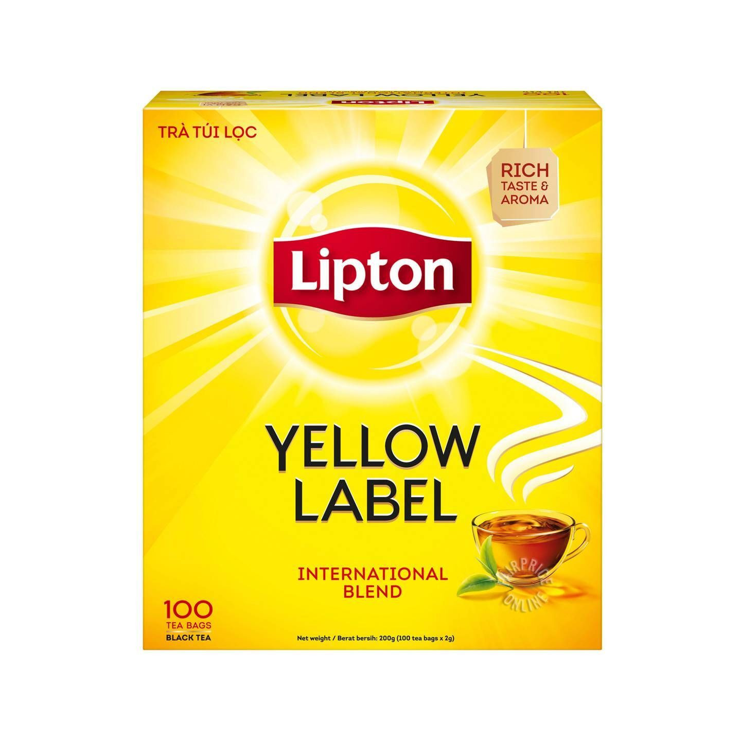 Thé Ceylan - LIPTON - 100 sachets