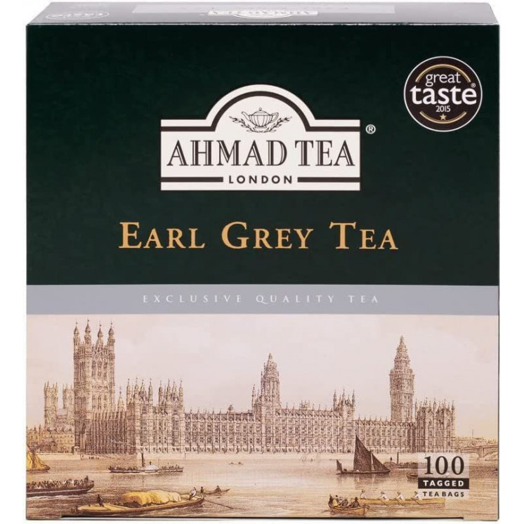 Thé Earl Grey - AHMAD TEA - 100 sachets