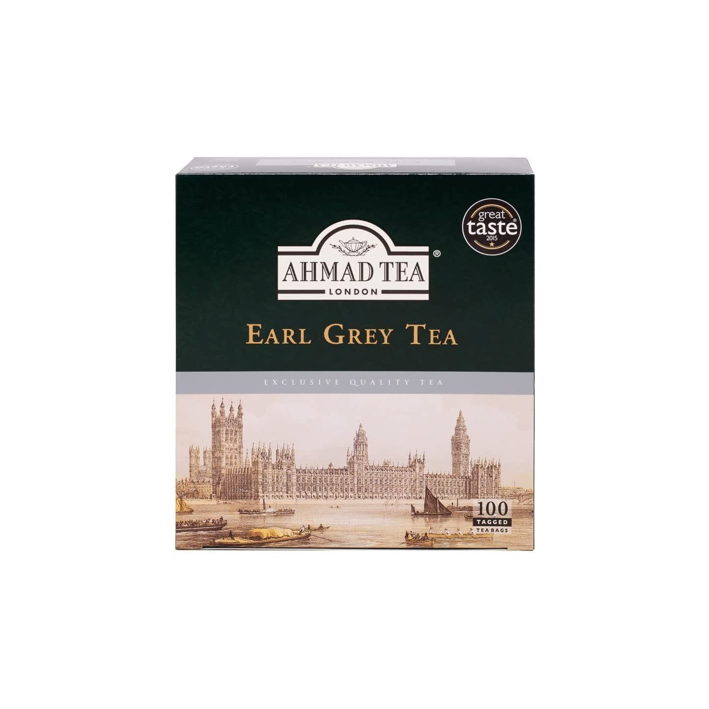 Thé Earl Grey - AHMAD TEA - 100 sachets