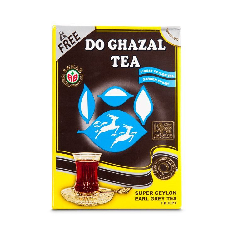 Thé Super Ceylan Earl Grey (en vrac) - DO GHAZAL - 500gr