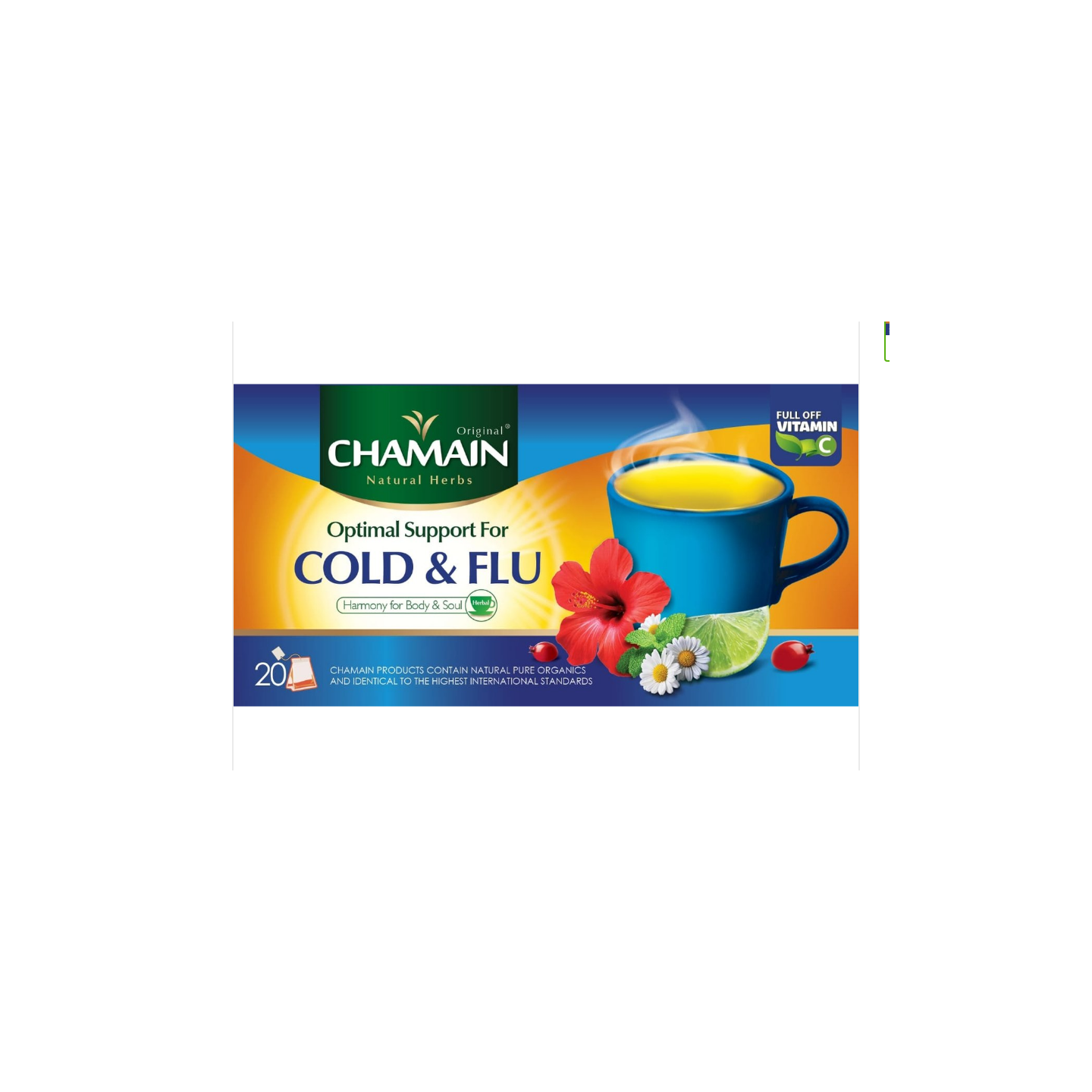 Tisane Apaisante contre le Rhume - CHAMAIN - 20 sachets