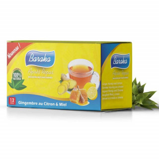 Tisane Gingembre au Miel - BARAKA - 12 sachets