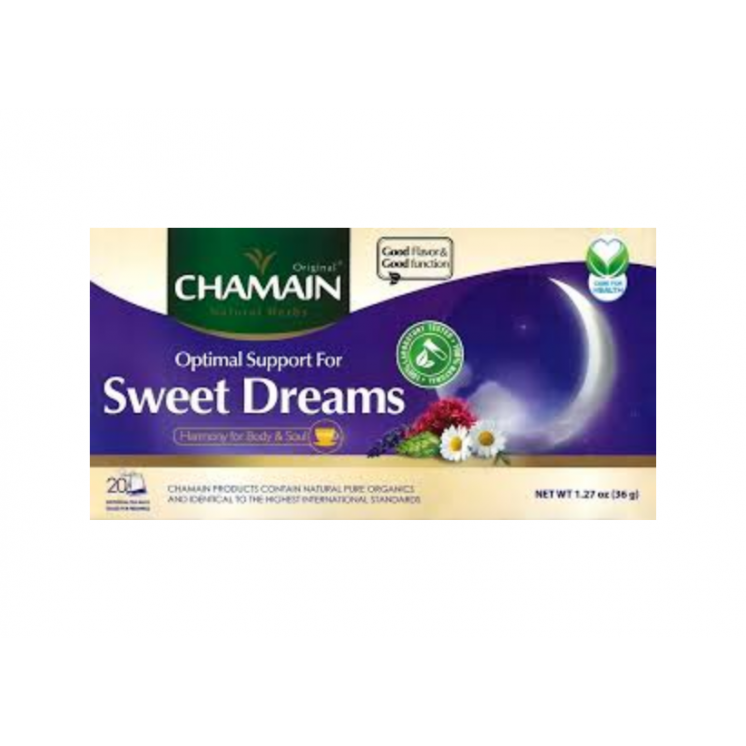 Tisane "Sweet Dreams" Apaisante pour le Sommeil - CHAMAIN - 20 sachets