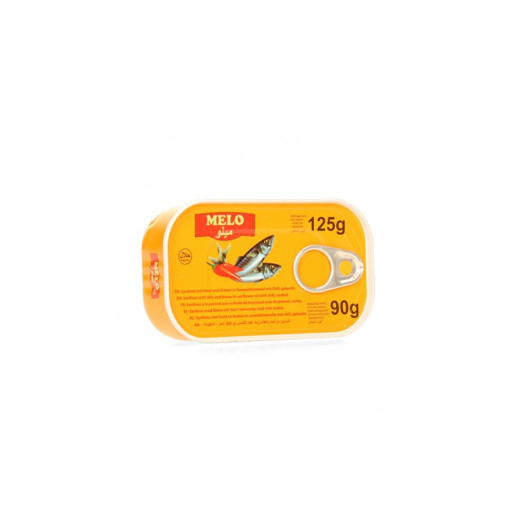 Sardines Chilli - MELO - 125gr