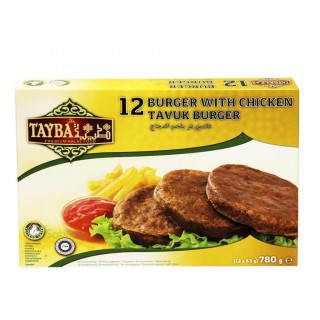 Burgers de Poulet Surgelés - TAYBA - 12 Pcs